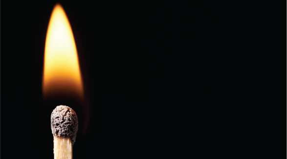 Lighting a match is an exothermic reaction