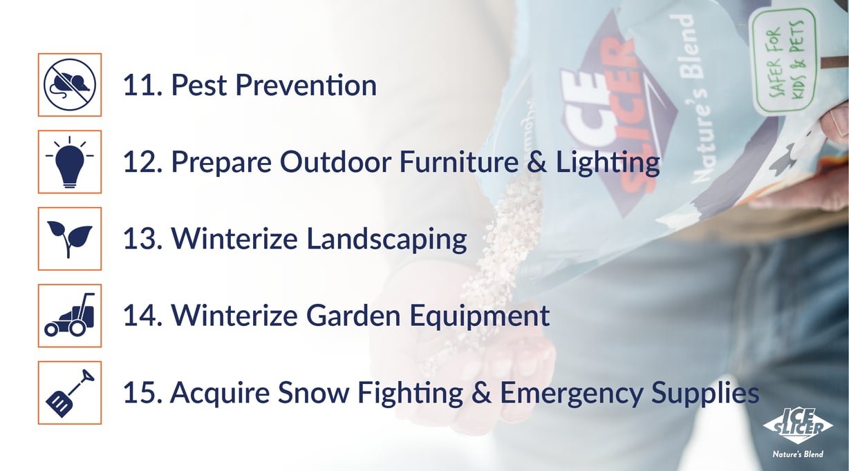 Top 15 things to prepare your home for winter