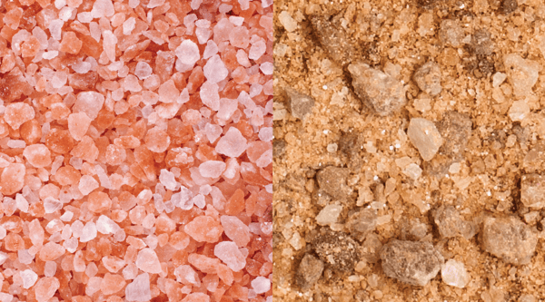 Himalayan and Utahn salt